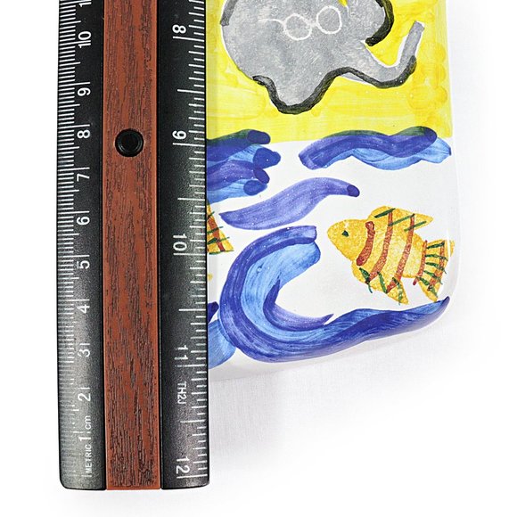 Noah's Ark Nursery Cross Boozell Collection Baby Terracota Mexico Hand Painted - Picture 8 of 11